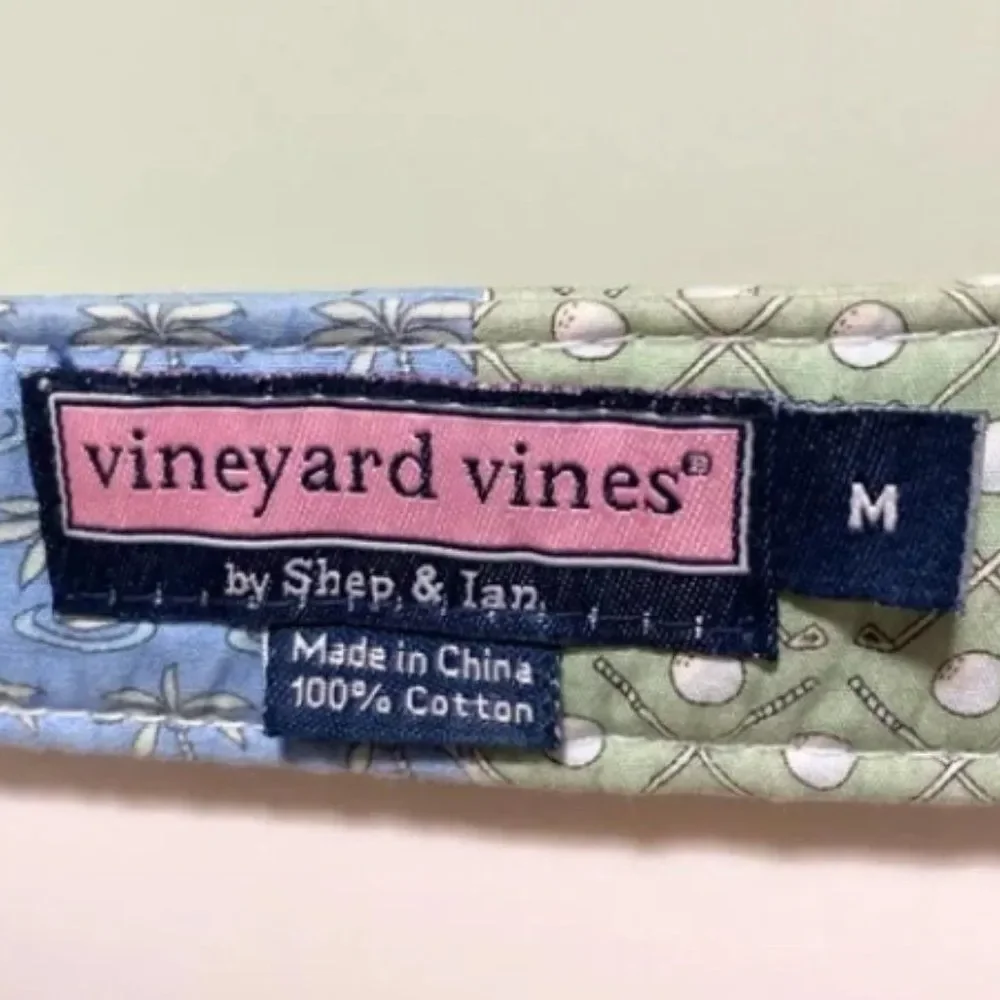 VINEYARD VINES Golf Patchwork UNISEXSize Medium 40 inches
